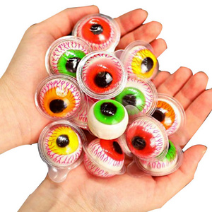 Custom  Confectionery Eye Gummy Candy Wholesale Eye Boll Jelly Candy For Kids