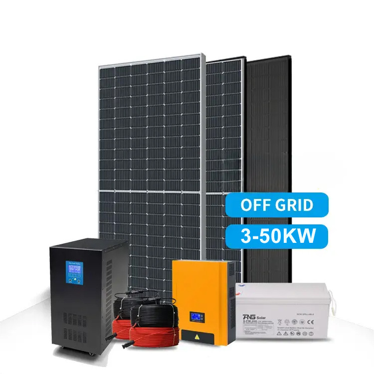 Complete Solar System On Grid 10 Kw 15Kw Off Grid Systems For Home Use