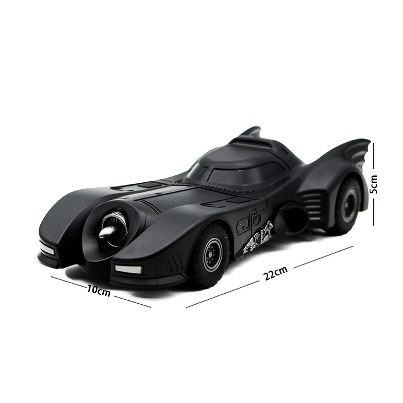 NWE 1989 Batmobile Vehicle Model Car Bat Sports Car Remote Control Racing Movie Peripheral Sports Car Model Toys