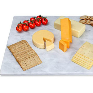 Low Price Marble Serving Tray No Deformation Cheese Bread Marble Cutting Pastry Board