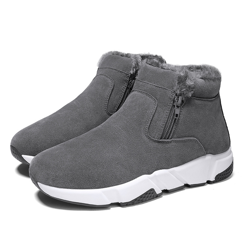 Winter plus velvet warm cotton shoes fashionable and comfortable men's cotton boots