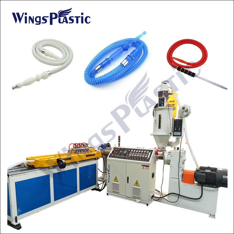 Hookah Shisha Pipes Machine Plastic Corrugated Pipe Disposable Hookah Hose Hookah Making Machine For Water Smoking Hose