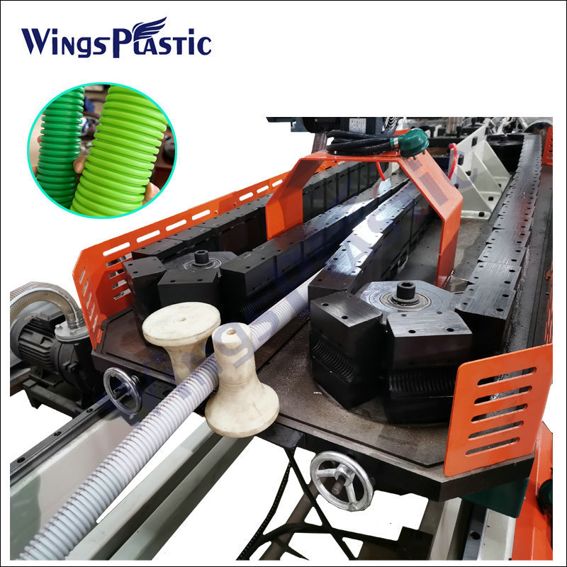 Automatic Plastic 40-110mm DWC Pipe making machine hdpe double wall corrugated pipe machine production line