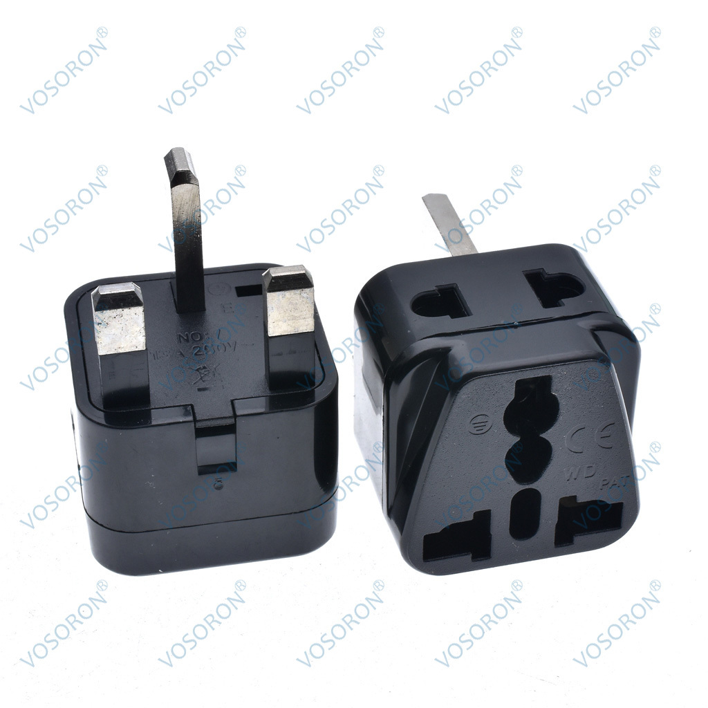 USA to UK Travel Plug Adapter - Type G Travel Adapter Compatible with UK,UAE,Hong Kong,Dubai - 2 in 1 UK Plug Adapter