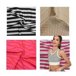 Wingtex Cutout Four Way Stretch Polyester Spandex Fabric Jersey Printed Fabric for Athletic Sports Wear