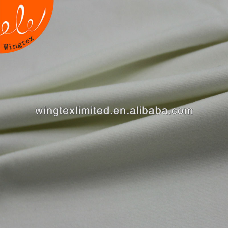 110g 88 polyester 12 elastane stretch milk silk spandex jersey fabric