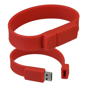 Branded Silicone WristBand USB Flash Drive 4gb 8gb 16gb 32gb Slap silicone USB Bracelet memory stick 64gb,128gb