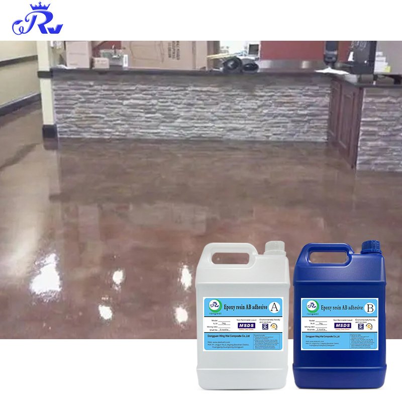 High clear resina epoxi  for epoxy floor coating