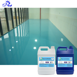 Rongwei Epoxica Para Pisos Epoxy Resin AB Glue Self Levelling Flooring Kit for Concrete and Cement Floor Coating