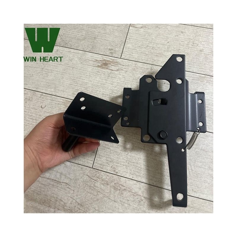 Fence Hardware Self Closing Gate Stainless Steel Hinges and Latch Use for Vinyl Wooden Fence Gate