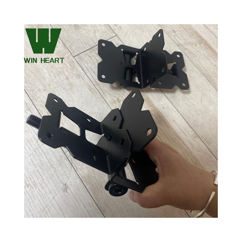 Fence Hardware Self Closing Gate Stainless Steel Hinges and Latch Use for Vinyl Wooden Fence Gate