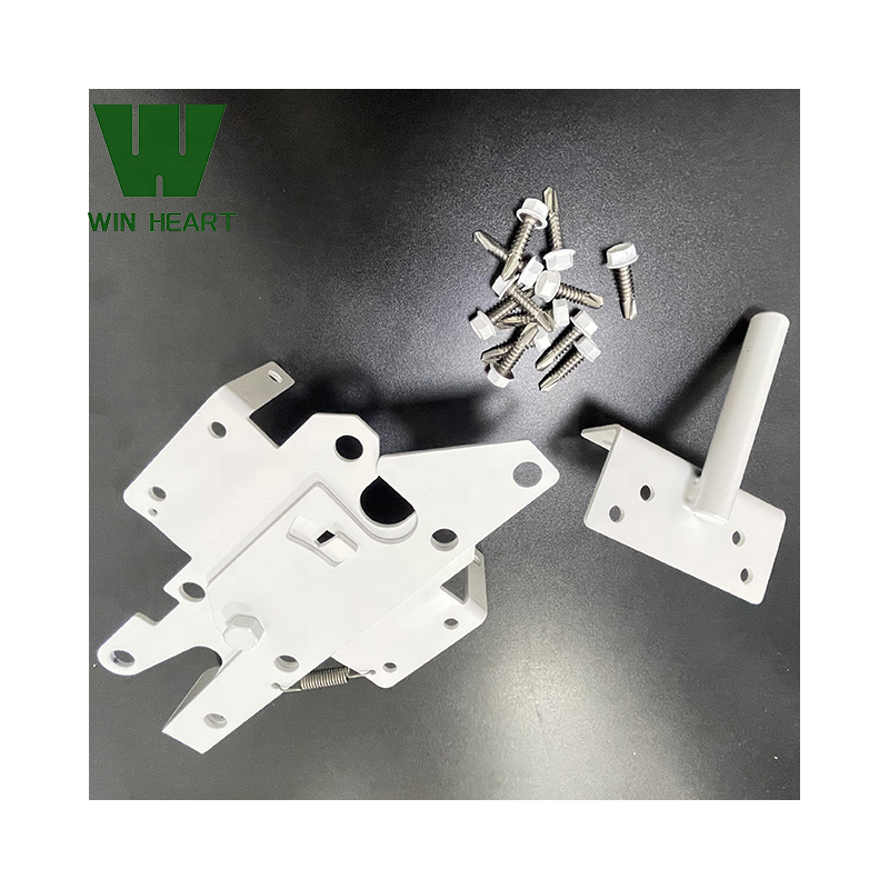 heavy duty vinyl gate hardware  adjustable latches  for inward and outward swinging gates