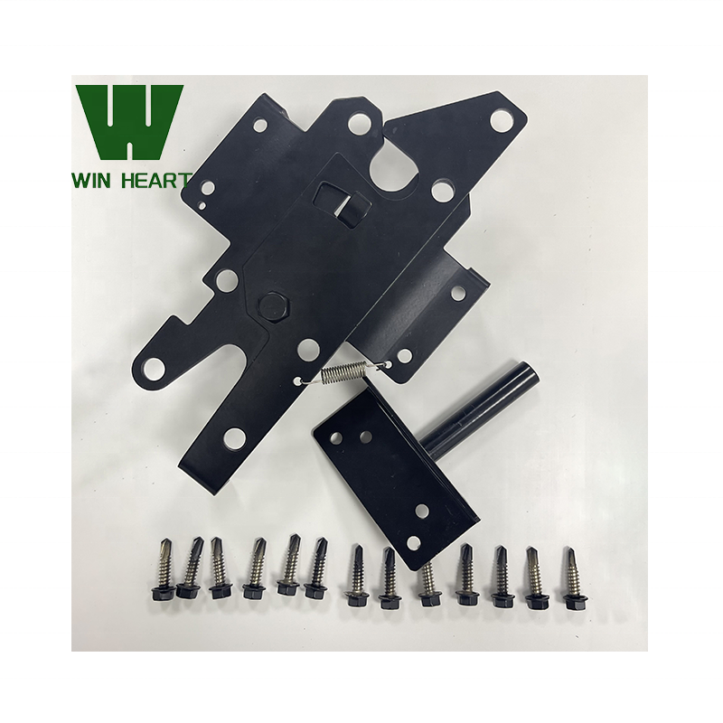 heavy duty vinyl gate hardware  adjustable latches  for inward and outward swinging gates