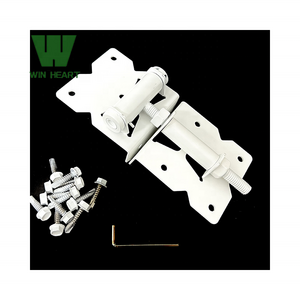 PVC Gate Hinges Vinyl Fence Adjust Self Closing Gate Hinges