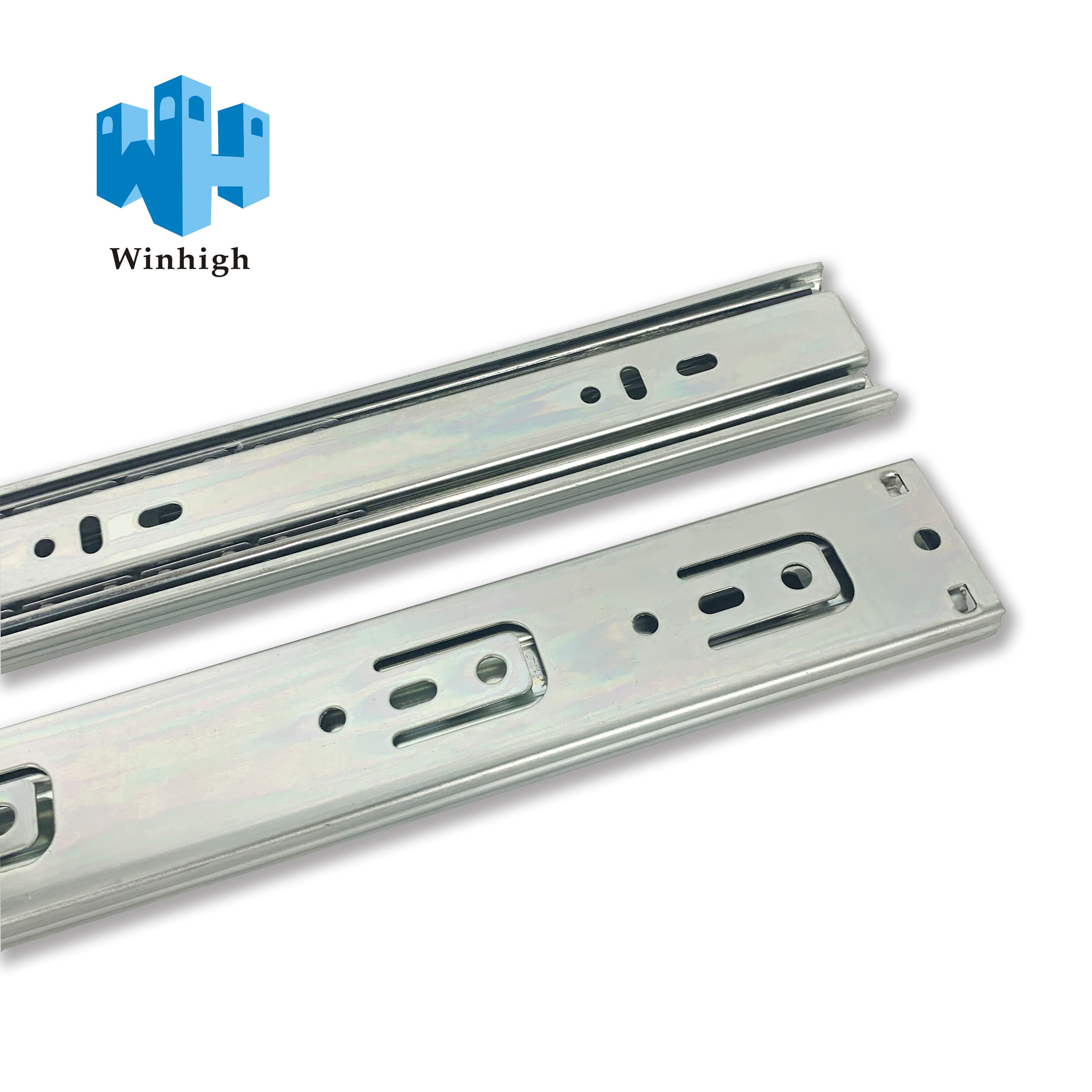 Low Chepar Rate Sliding Drawer Channel In Jieyang 3-Fold Damper Telescopic Side Mount Drawer Slides