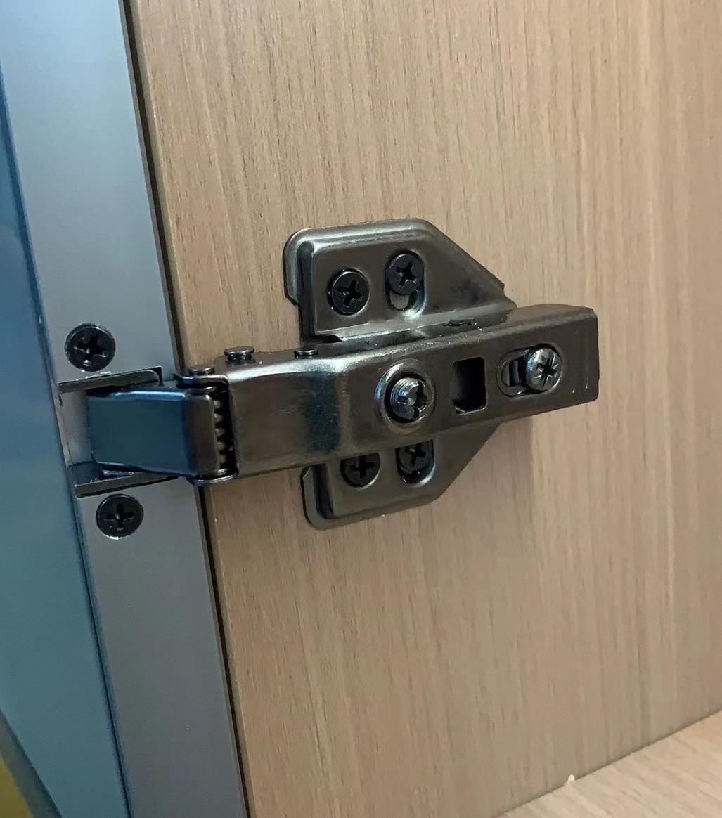 Glass Self Closing Aluminum Frame Hinge Door Window Furniture Kitchen Concealed Hydraulic Cabinet Hinge