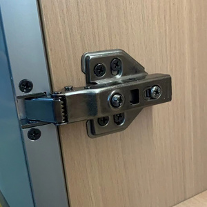 Glass Self Closing Aluminum Frame Hinge Door Window Furniture Kitchen Concealed Hydraulic Cabinet Hinge