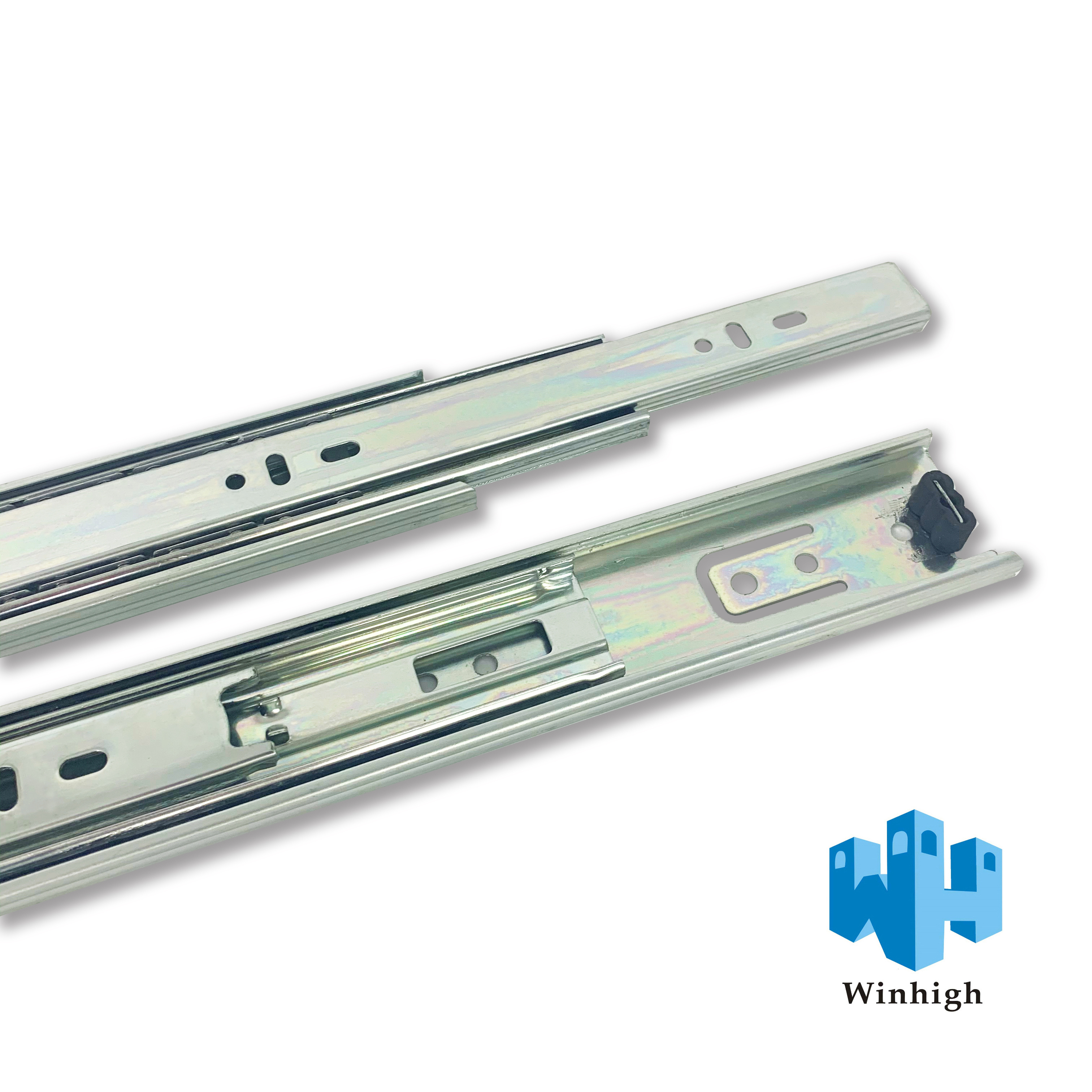 Low Chepar Rate Sliding Drawer Channel In Jieyang 3-Fold Damper Telescopic Side Mount Drawer Slides