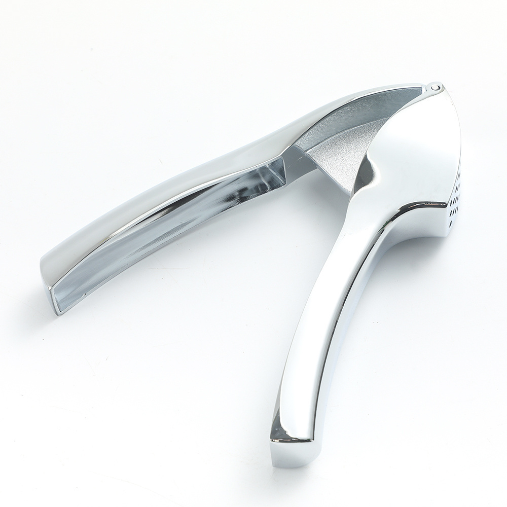 Kitchen Gadgets Handheld Squeezer Zinc Alloy Garlic Press Manual Stainless Steel Garlic press and peeler