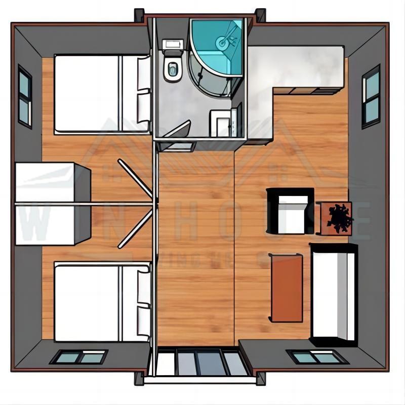 Expandable House 3-4 bedrooms Mobile Home Luxury 20-40ft prefab Folding Container Homes