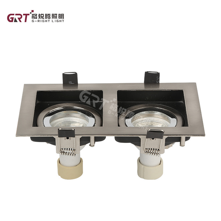 Super Quality Adjustable Indoor Ceiling Office Fixture MR16 G5.3 GU10 COB Recessed LED Downlight