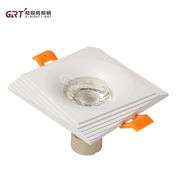 Newest Design Square Indoor 7w 9w 13w 20w Aluminum Recessed Mounted Ceiling Led Down light