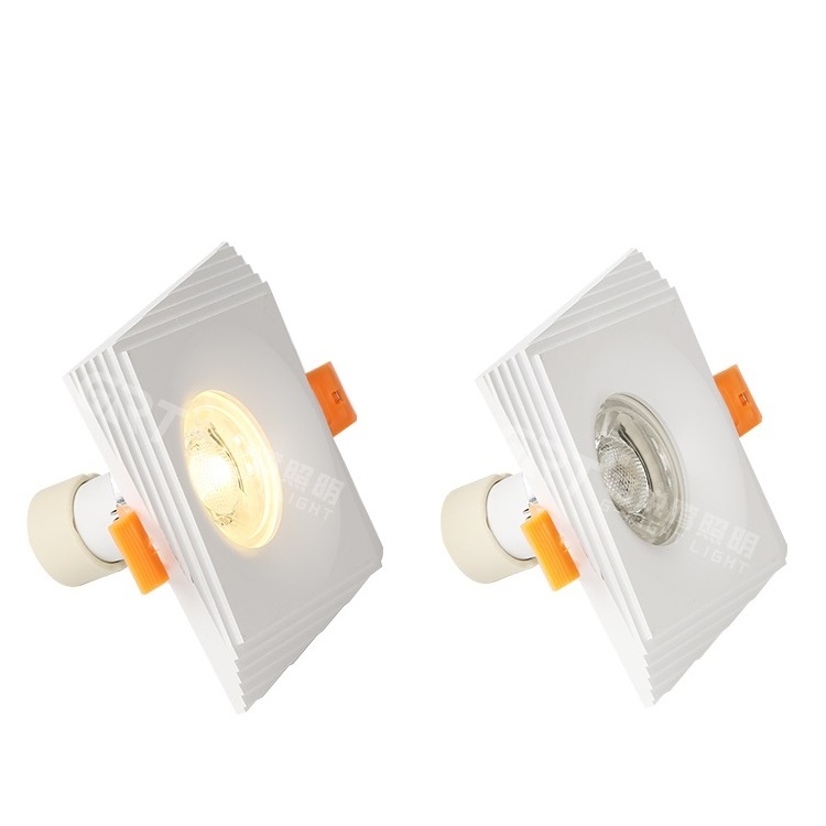 Newest Design Square Indoor 7w 9w 13w 20w Aluminum Recessed Mounted Ceiling Led Down light