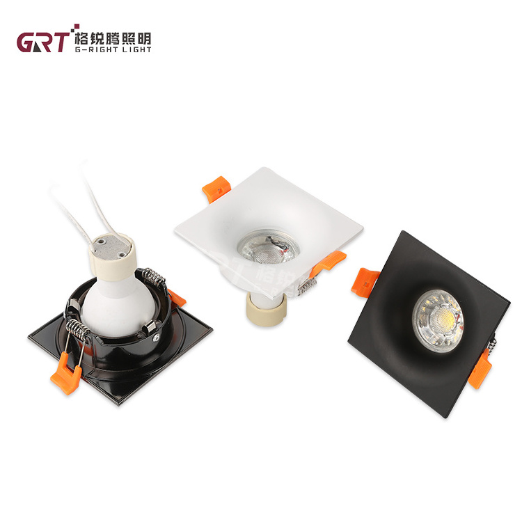 Quality Assurance Indoor Ceiling Lighting Hotel Aluminum Recessed Gu10 MR16Led COB Down Light