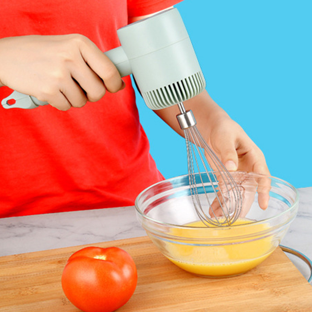 Portable Household Kitchen Electric USB Rechargeable Mini Cream Hand Held Mixer Egg Beater Whisk