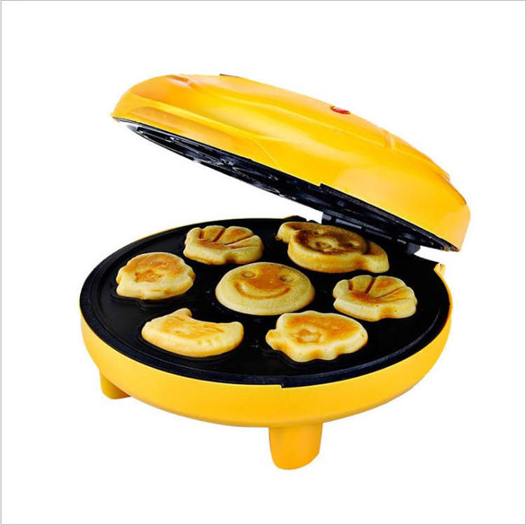 Top Selling 7 Holes Kitchen Appliance Equipment Electric Mini Cake Waffle Maker