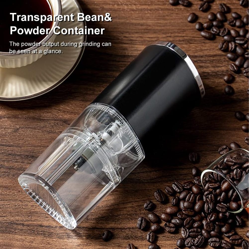 House Kitchen Use Black White Color Coffee Bean Grinder Electrical Coffee Grinder