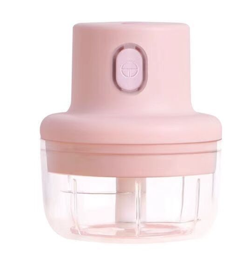 Top Selling 100ml/250ml Pink Electric Usb Mini Meat Grinder Small Vegetable Nuts Garlic Food Chopper