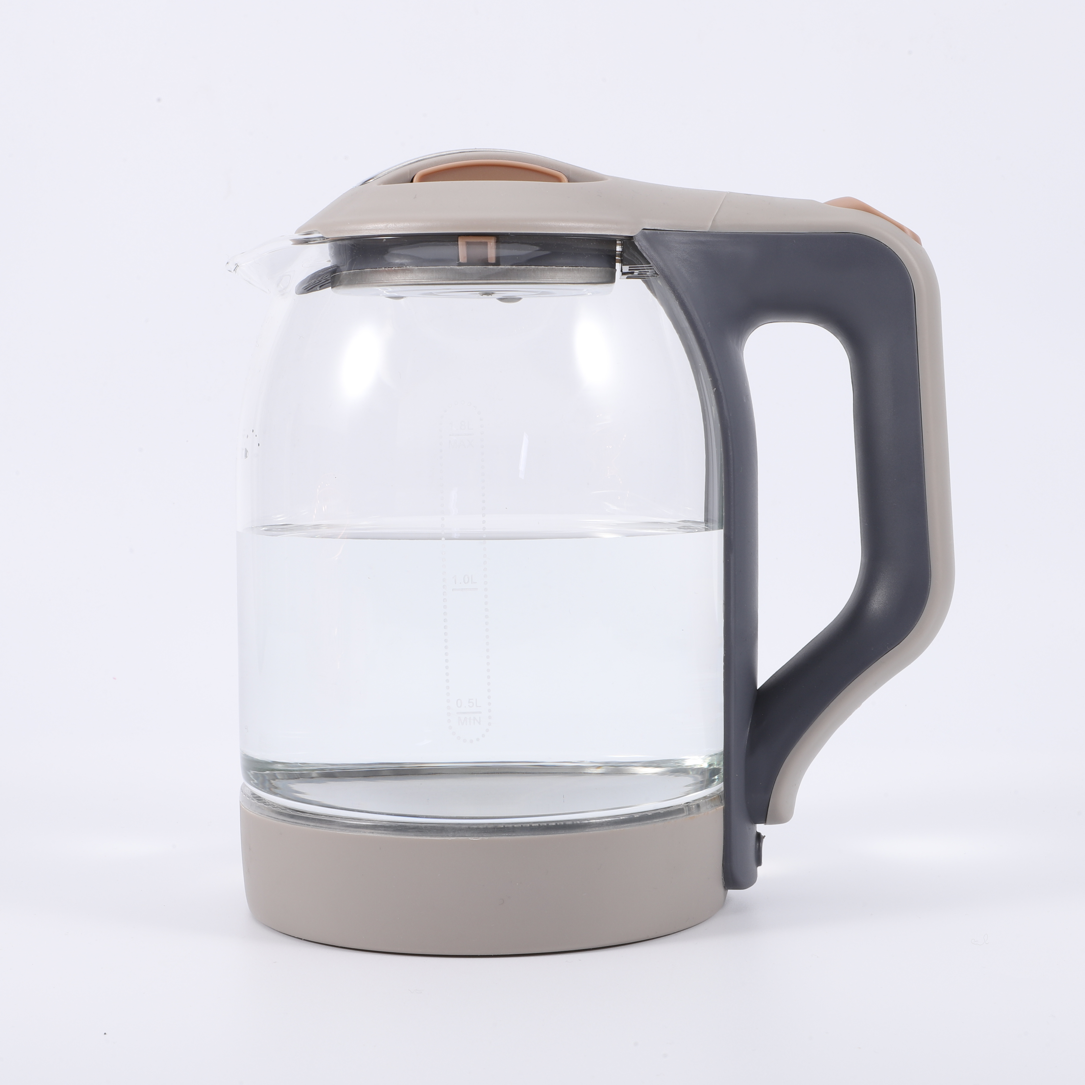 Factory Supply Water Boiler Warmer 1.8L Automatic Shut off Electric Glass Kettle