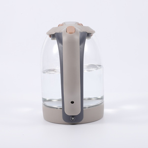 Factory Supply Water Boiler Warmer 1.8L Automatic Shut off Electric Glass Kettle