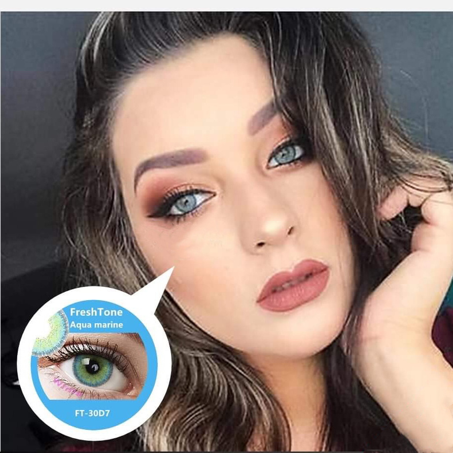 FreshTone Diva  ALOE VERA  color cosmetic contact lens from korea 2024