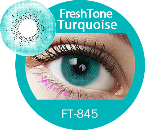 freshtone super natural look contacts icy green color