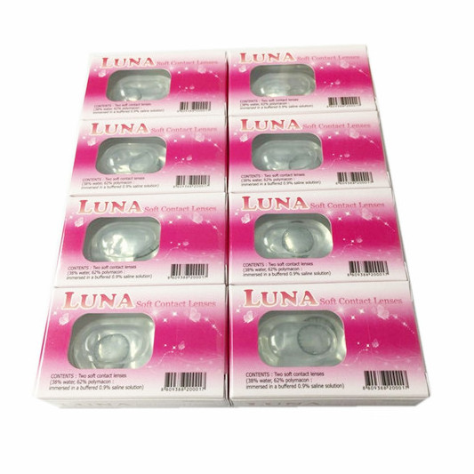 popular EOS korea contact lens wholesale LUNA ice II cosmetic colored lenses cheap free color contacts