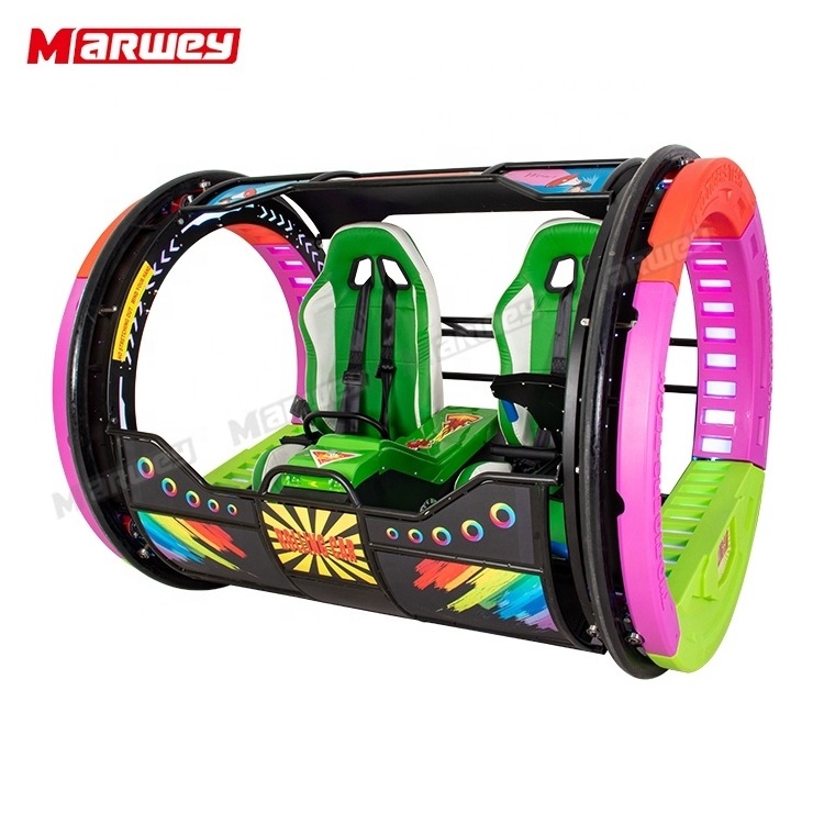 Kids Adult Shopping Mall 9s Rotating Leswing Lebar Happy Rolling Swing Car Amusement Park Battery Balance Swing 360 Rolling Car