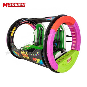 Kids Adult Shopping Mall 9s Rotating Leswing Lebar Happy Rolling Swing Car Amusement Park Battery Balance Swing 360 Rolling Car