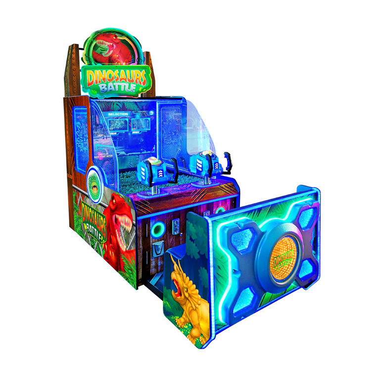 Coin Operated Theme Park Water Shooting Arcade Game Machine Children Retro Jurassic Park Arcade Shoot Gun Shooting Game Machine