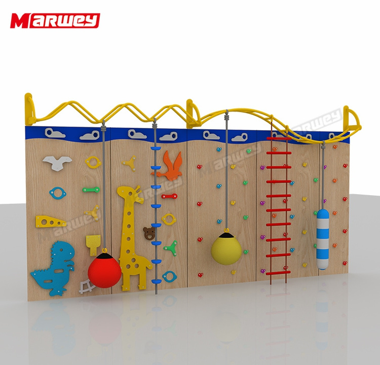 Kids Playground Equipment Multifunctional Commercial Climbing Walls Classic Indoor Outdoor Children Rock Climbing Wall