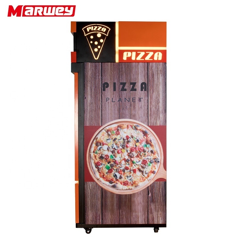 Outdoor Fully Automatic Self-service Pizza Vending Machines Fast Food Smart Touch Screen Pizza Vending Machine For Sale