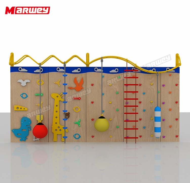 Kids Playground Equipment Multifunctional Commercial Climbing Walls Classic Indoor Outdoor Children Rock Climbing Wall