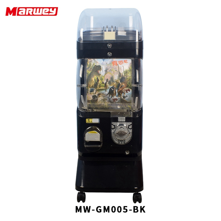 Wholesale Gift Game Machine Coin-Operated Capsule Gashapon Gacha Toy Vending Machine Bouncy Ball Gachapon Machine For Sale