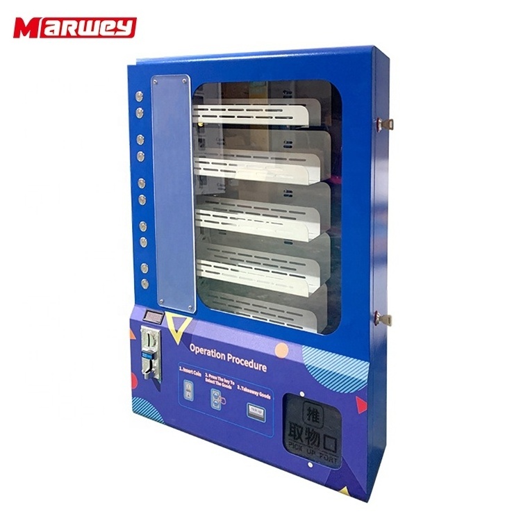 24 Hours Multiple Operated Small Vending Machine Wall Mounted Vending Machine For Foods And Drinks Combo Vendor Machines