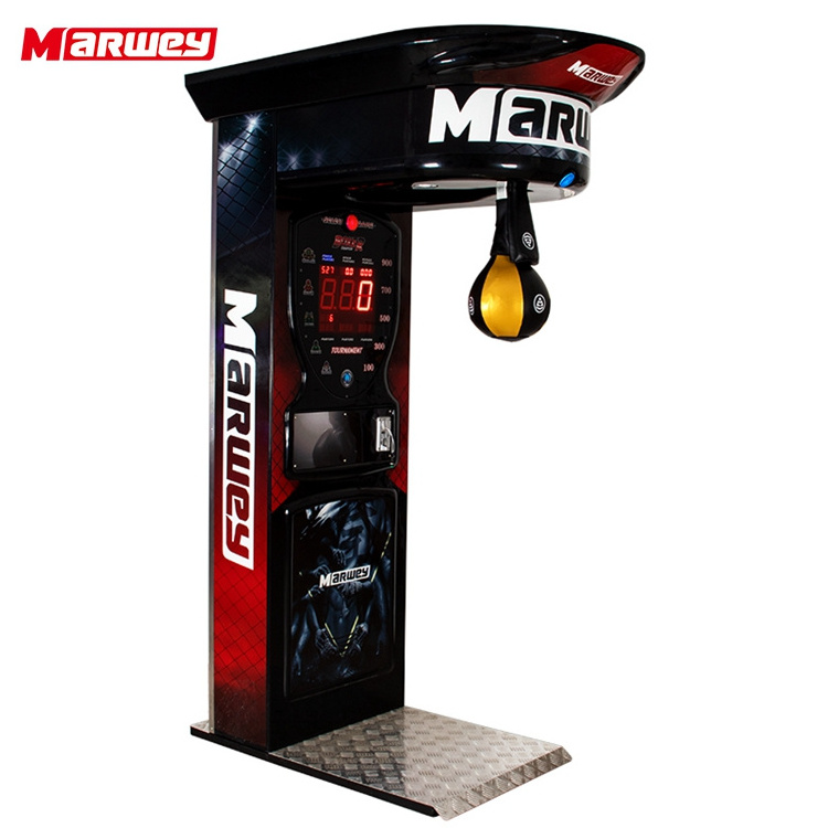 OEM ODM Street Amusement Park Electronic Punching Boxing Machine Indoor Coin Operated Arcade Game Boxing Punch Machine