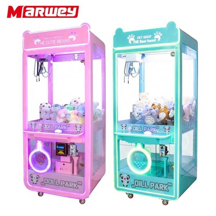 New Entertainment Games Arcade Claw Crane Machine Sweets Toy Claw Machine For Kids