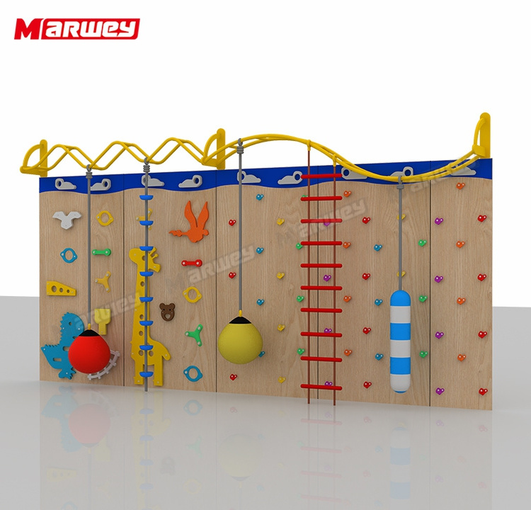 Kids Playground Equipment Multifunctional Commercial Climbing Walls Classic Indoor Outdoor Children Rock Climbing Wall