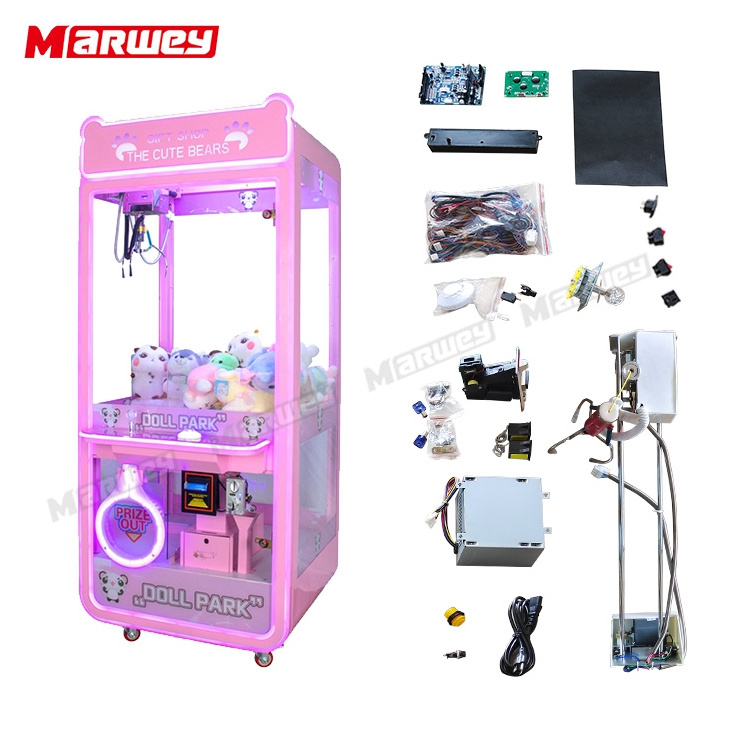 Diy Gaming Parts Arcade Crane Machine Kit Parts Gantry Claw Machine Plush Dolls Crane Vending Machine Gantry Claw Full Kits