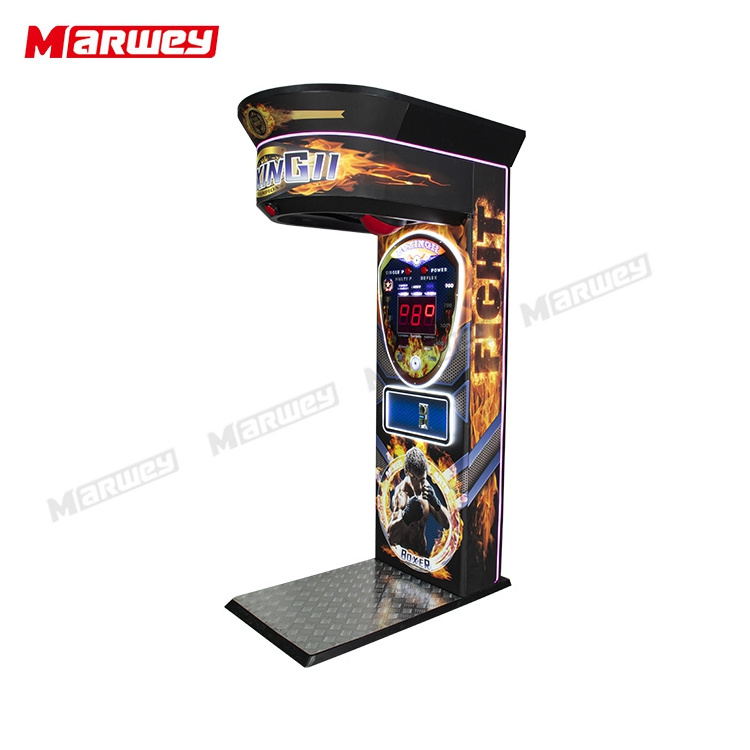 Custom Coin Operated Adults Sport Games Ultimate Big Punch Electronic Boxing Punching Machine Boxing Machine Arcade For Sale